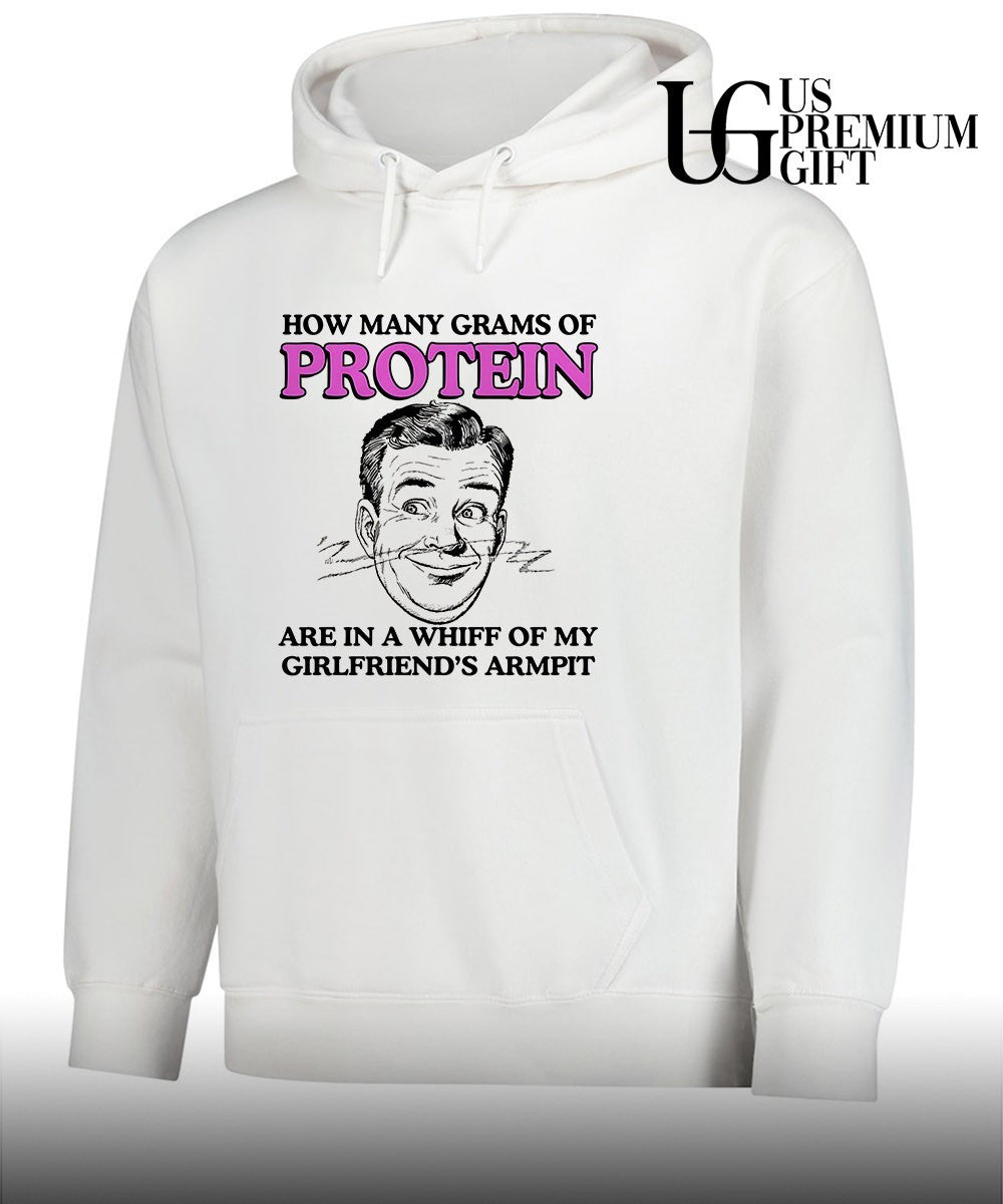 How many grams of protein are in a whiff of my girlfriend’s armpit shirt