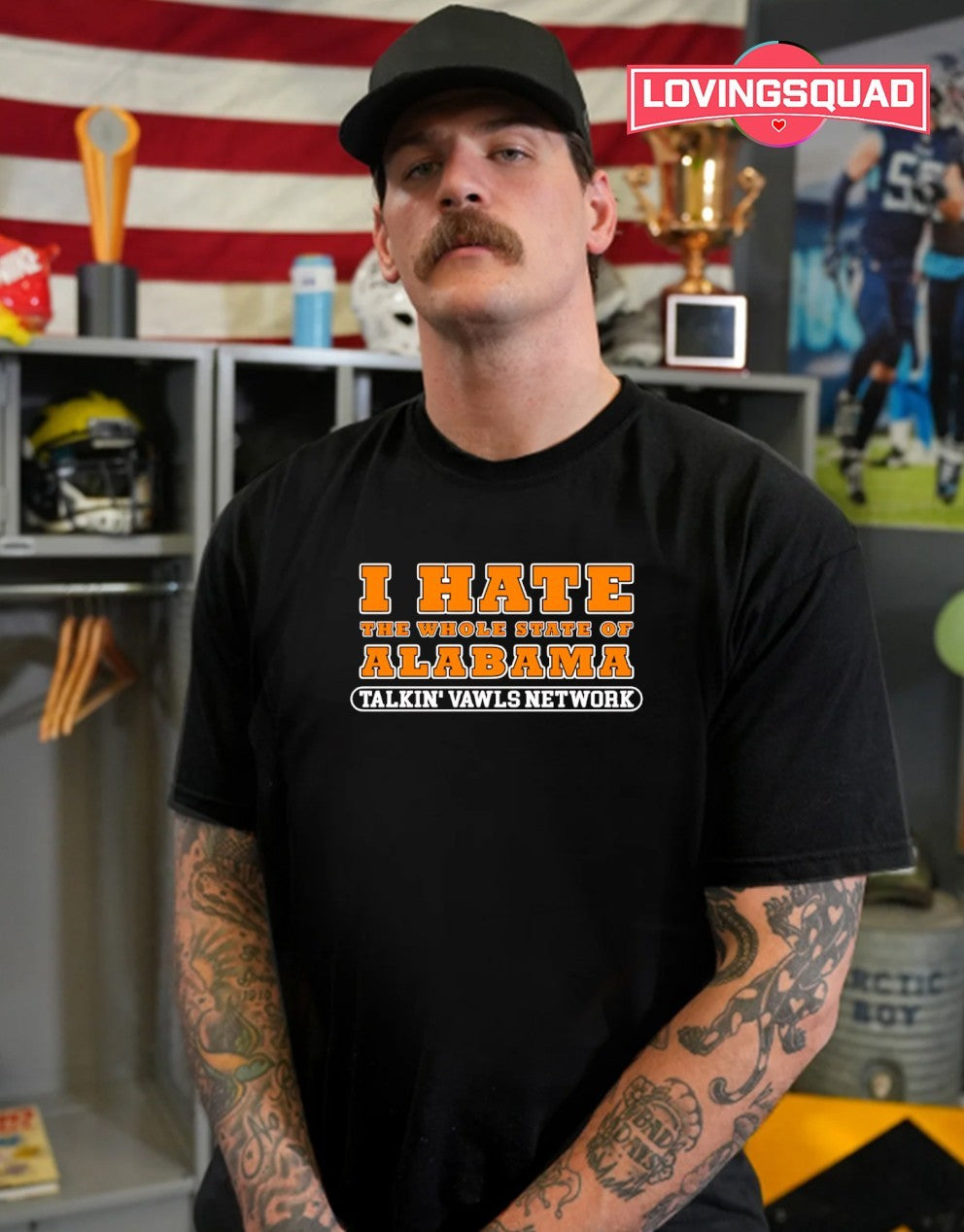 I Hate The Whole State Of Alabama Talkin’ Vawls Network Funny Tennessee Vols Alabama Rivalry shirt
