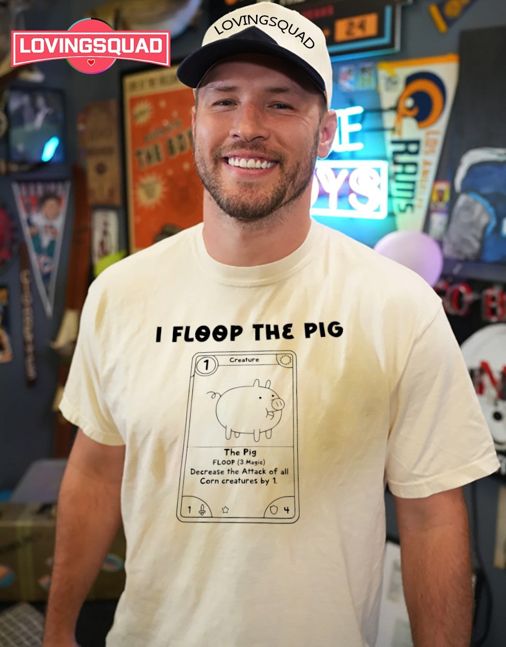 I floop the pig decrease the attack of all corn creatures by 1 shirt