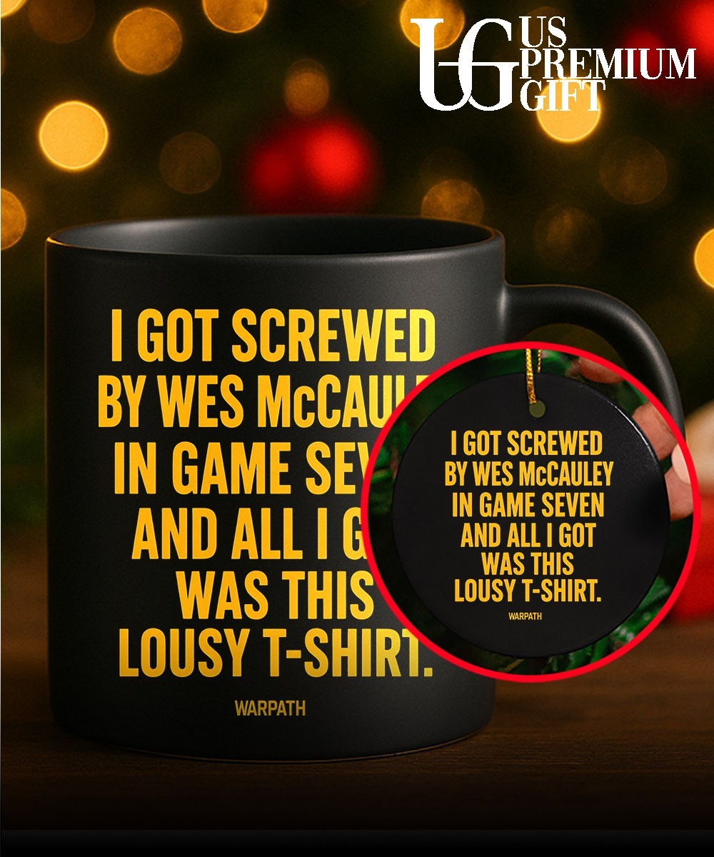 I got screwed by Wes McCauley in game seven and all I got was this lousy Buffalo Sabres shirt