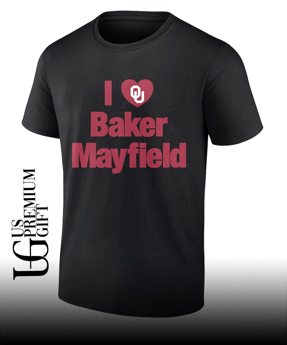 I heart Baker Mayfield Tampa Bay Buccaneers football logo shirt