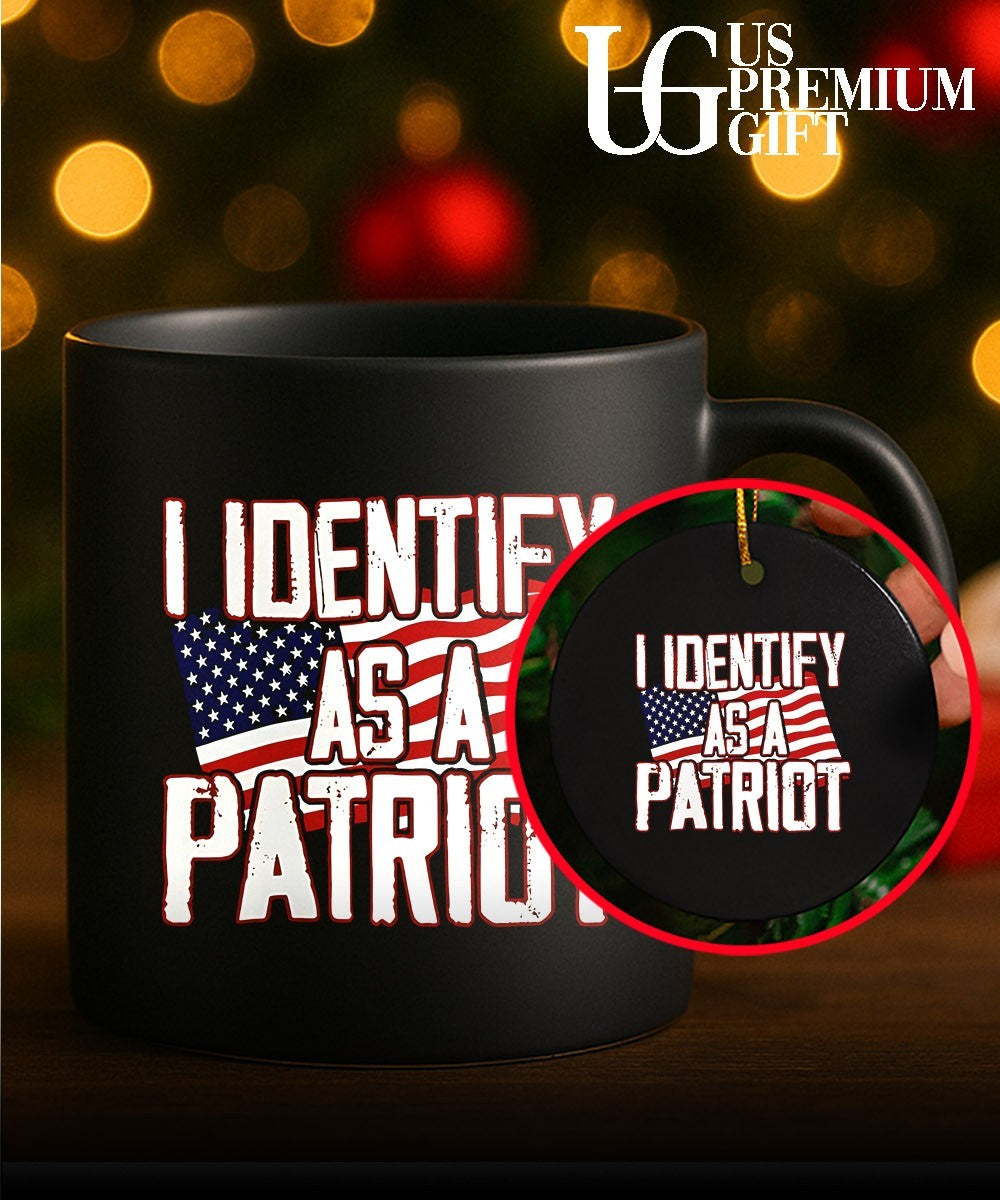 I identify as a Patriot American flag shirt