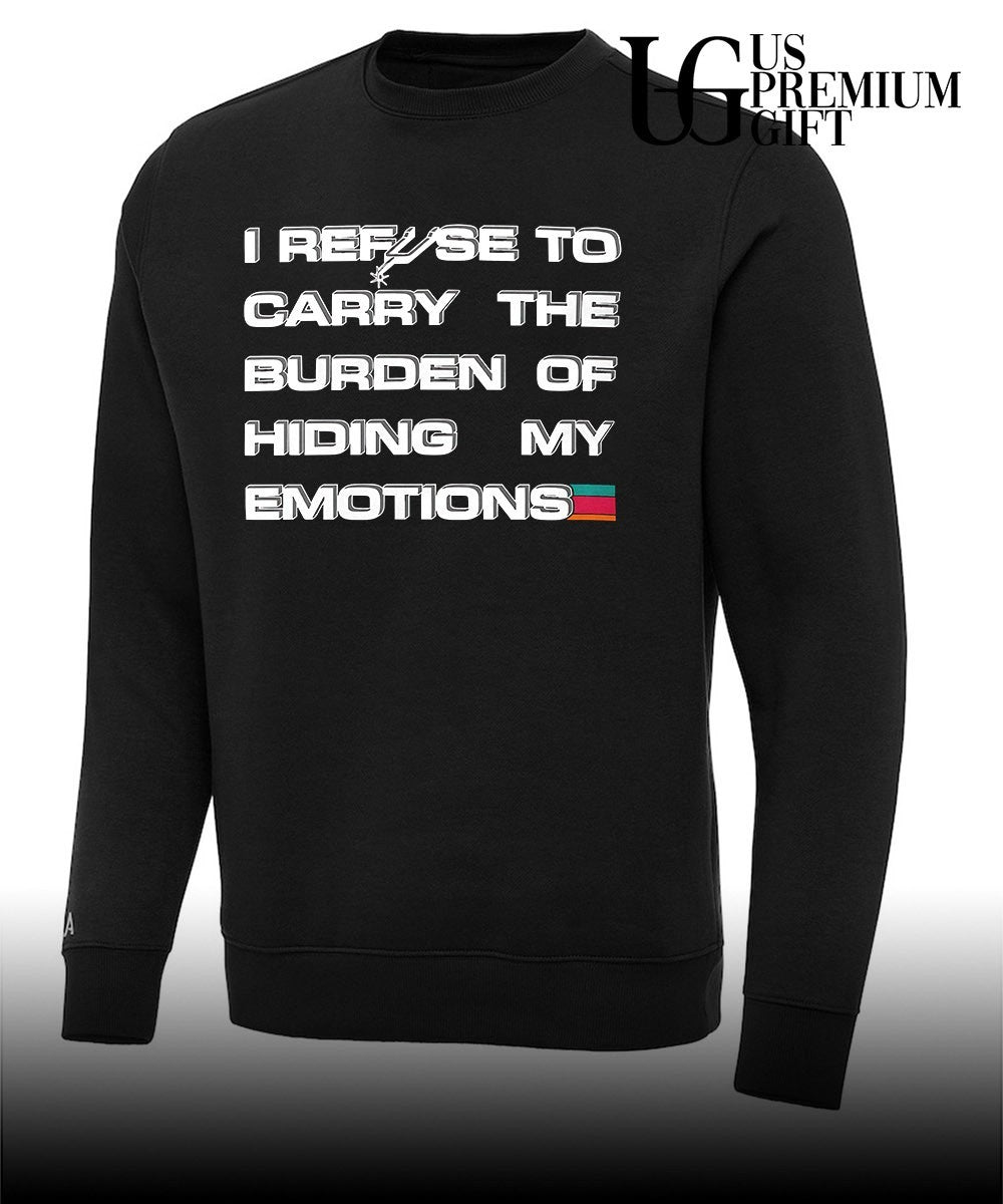 I refuse to carry the burden of hiding my emotions San Antonio Spurs basketball 2026 Playoffs shirt