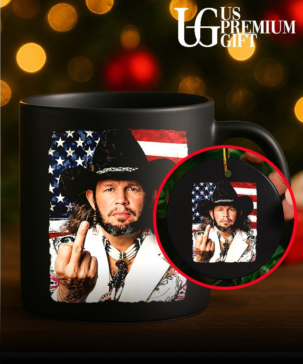 If that ain’t country David Allan Coe fuck USA flag shirt