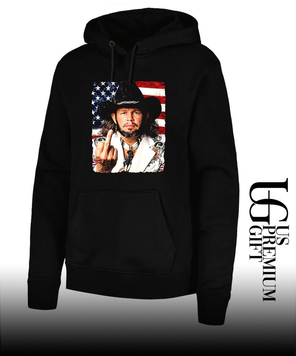 If that ain’t country David Allan Coe fuck USA flag shirt
