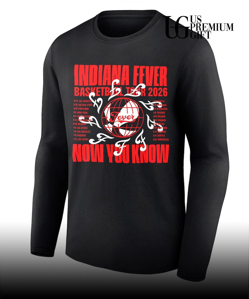 Indiana Fever Basketball Tour 2026 Now You Know shirt