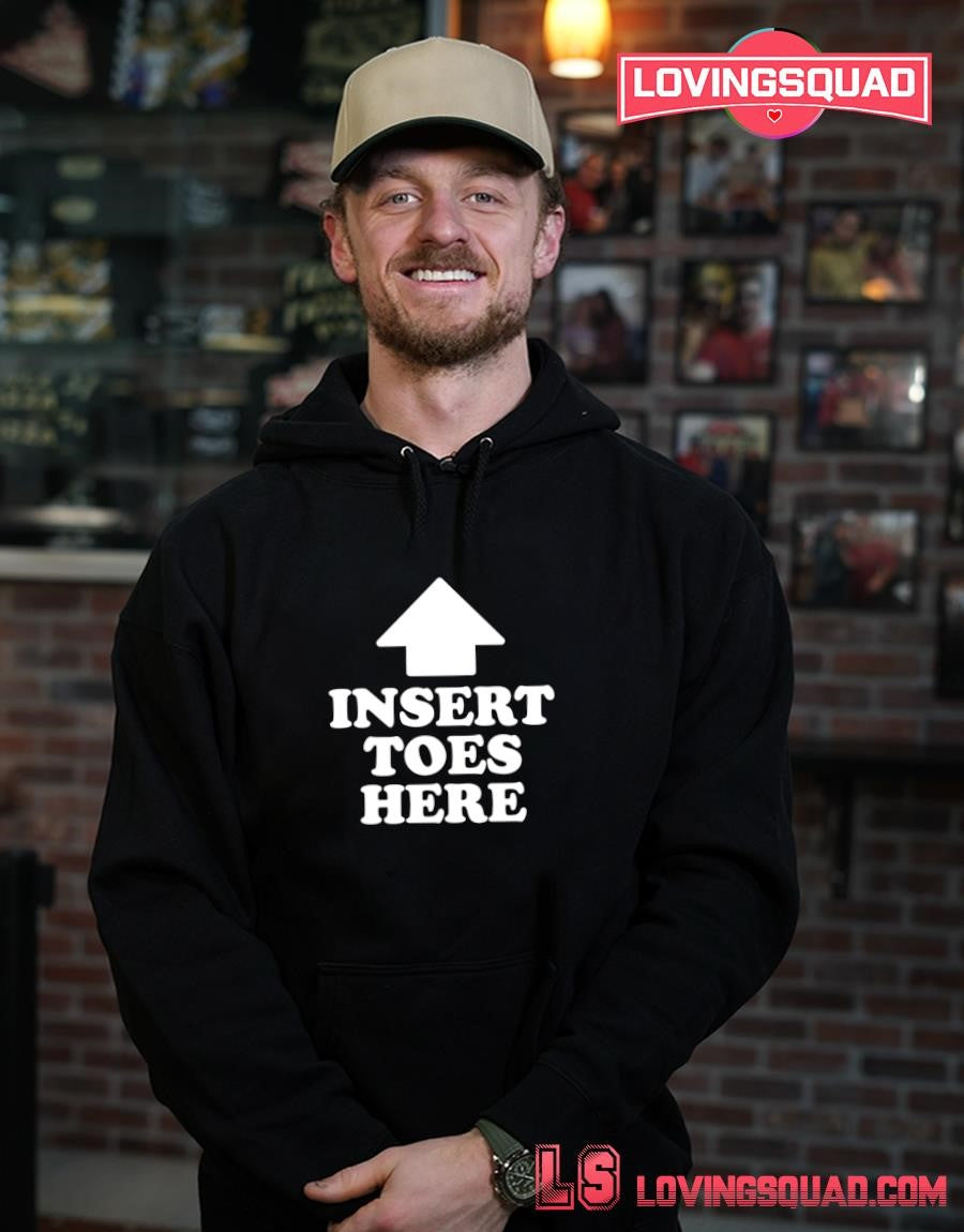 Insert Toes Here Black Shirt
