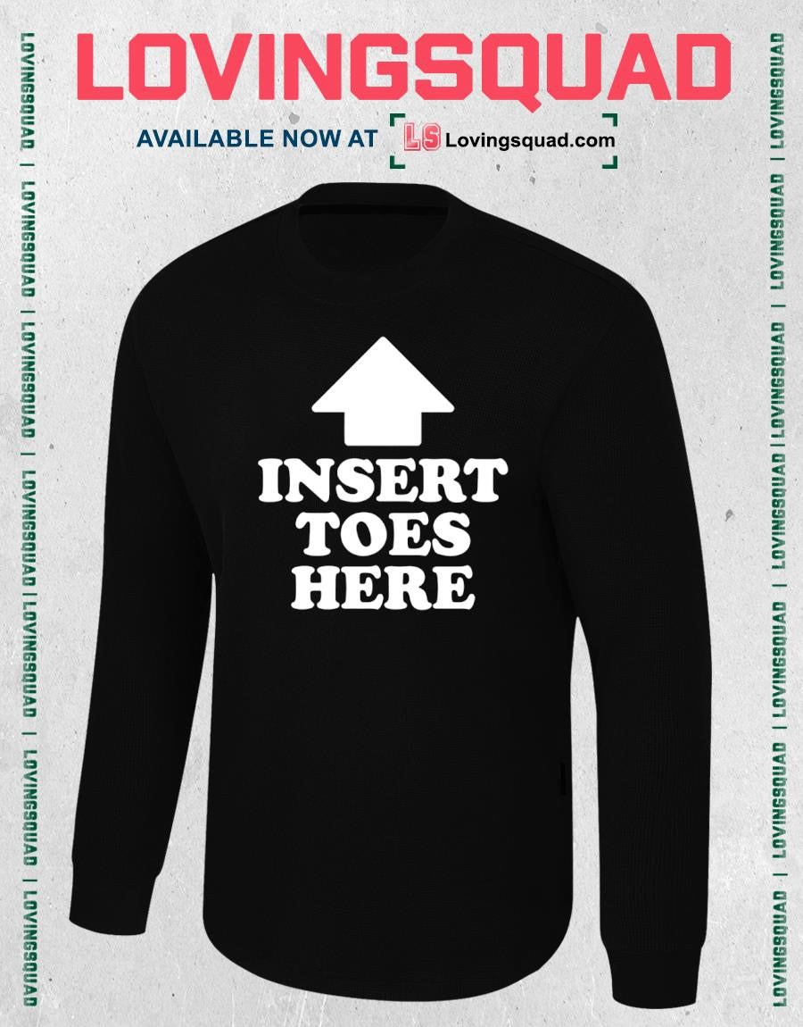 Insert Toes Here Black Shirt