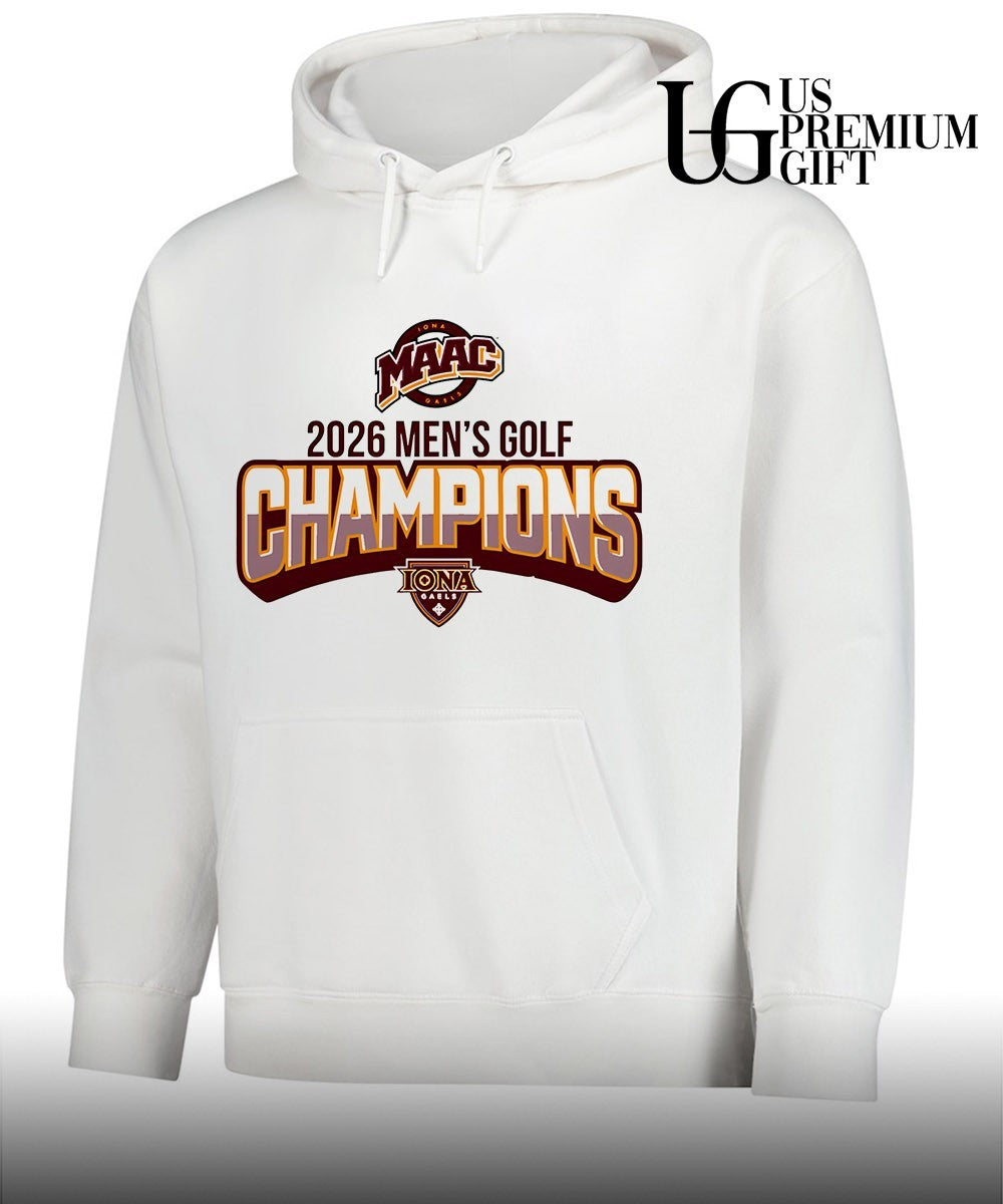 Iona University 2026 Men’s Golf Champions logo shirt