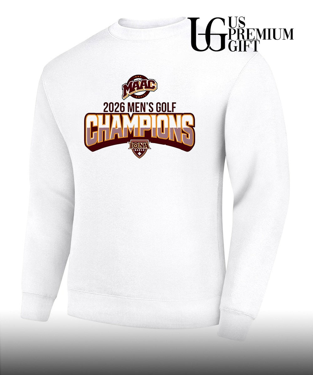 Iona University 2026 Men’s Golf Champions logo shirt