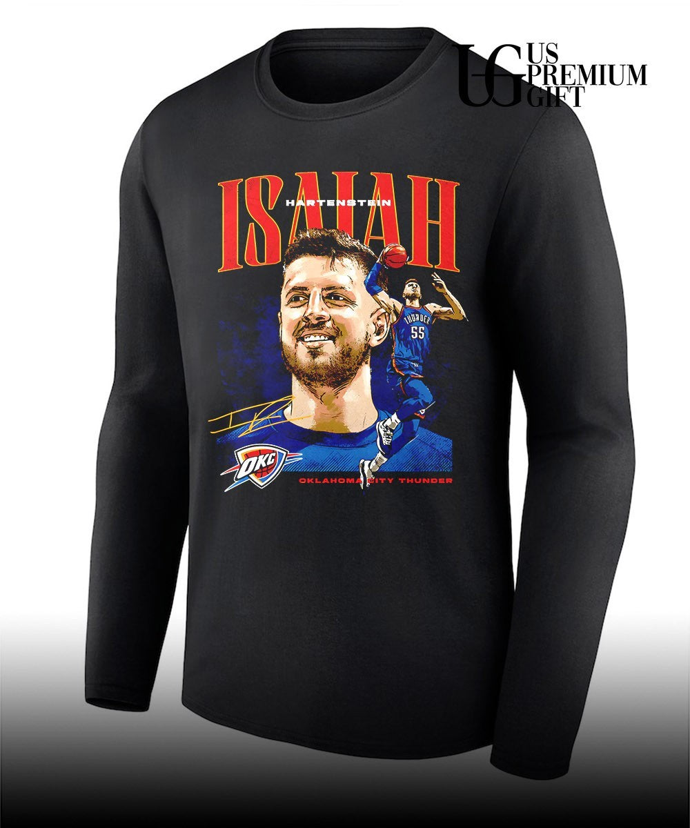 Isaiah Hartenstein player Oklahoma City Thunder NBA 2026 signature shirt