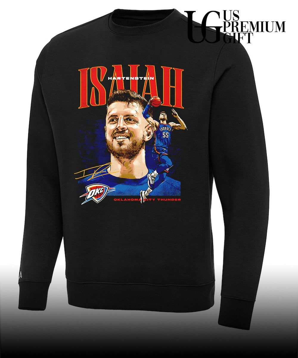 Isaiah Hartenstein player Oklahoma City Thunder NBA 2026 signature shirt