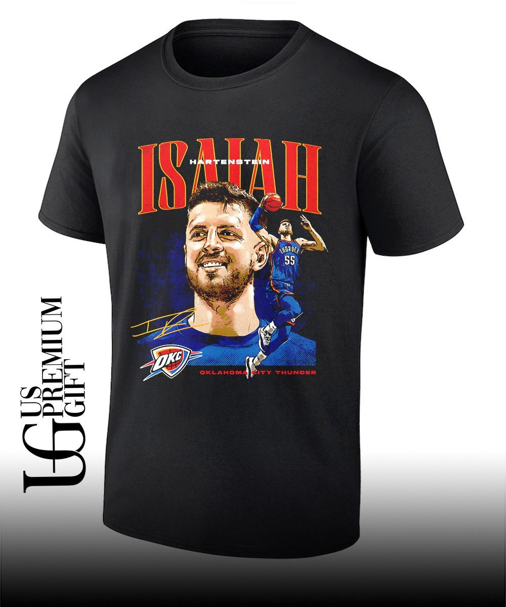 Isaiah Hartenstein player Oklahoma City Thunder NBA 2026 signature shirt