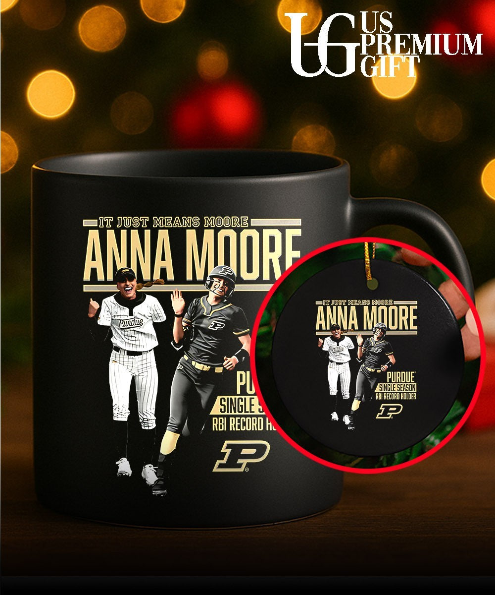 It just means Moore Anna Moore Purdue Boilermakers single season RBI Record Holder shirt