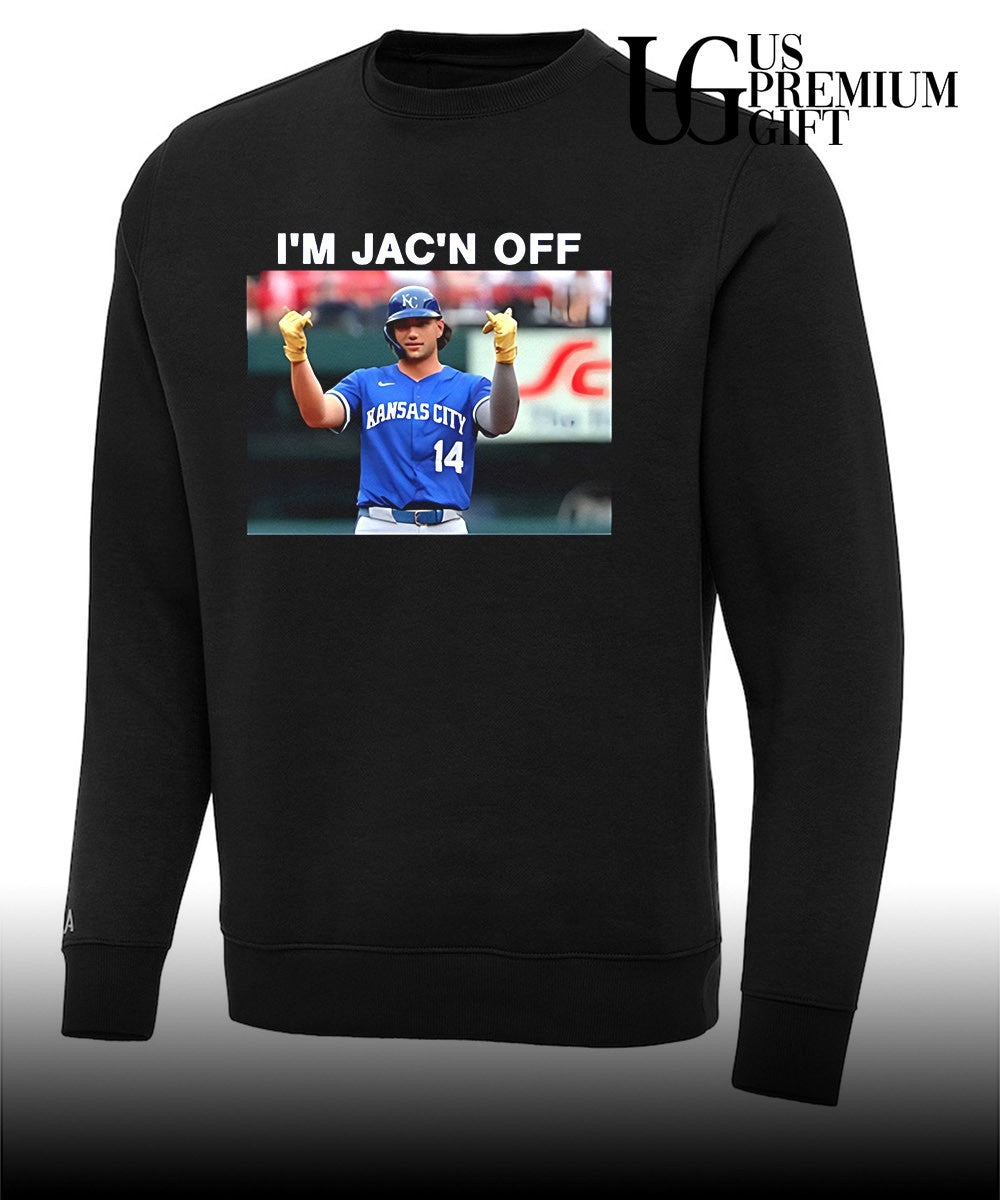 Jac Caglianone I’m Jac’n Off Kansas City Royals baseball shirt