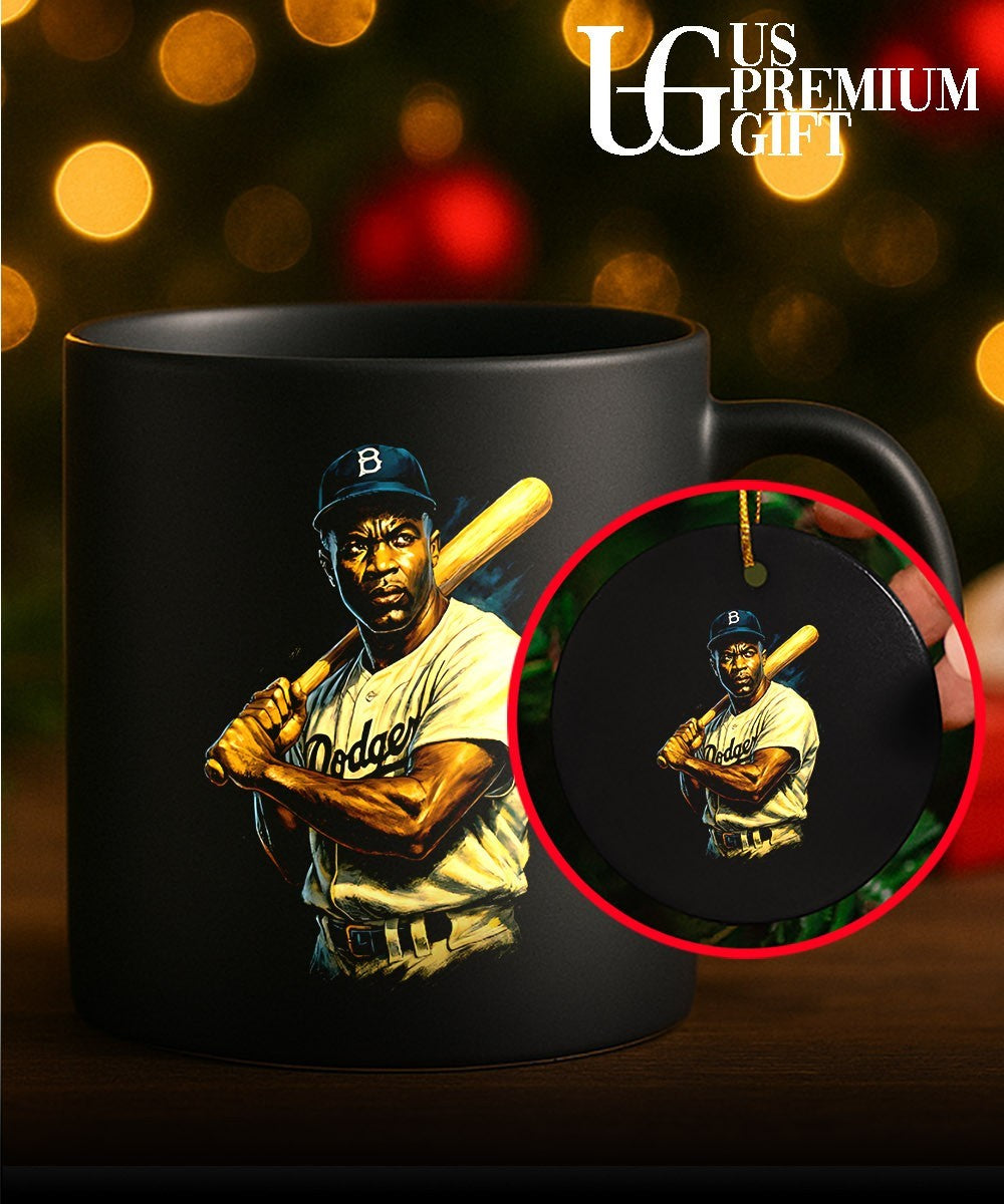 Jackie Robinson Brooklyn Baseball Legend portrait shirt