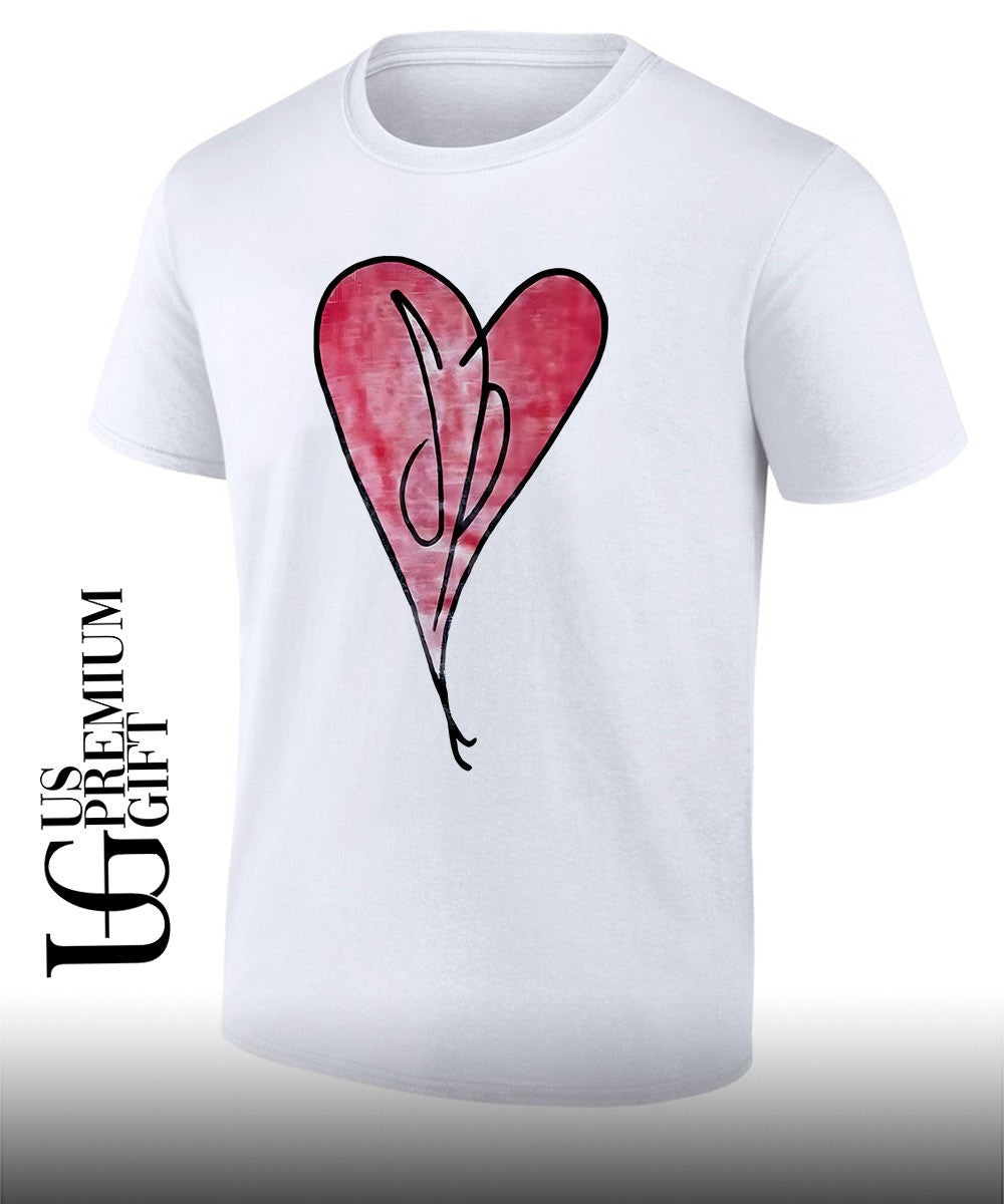 Jaden Mcdaniels wearing heart shirt