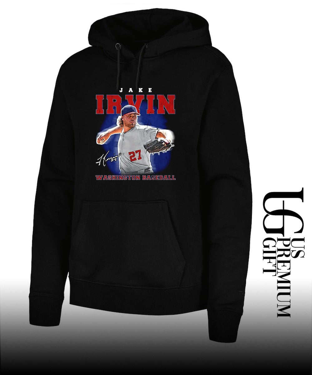 Jake Irvin player Washington Nationals 2026 signature graphic shirt