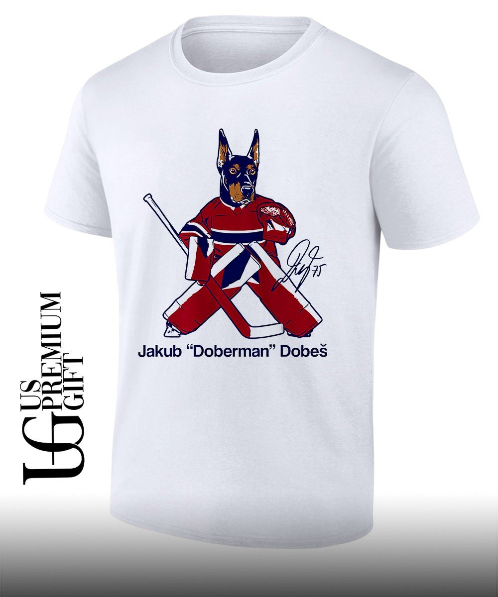 Jakub Doberman Dobes Montreal Canadiens hockey signature shirt