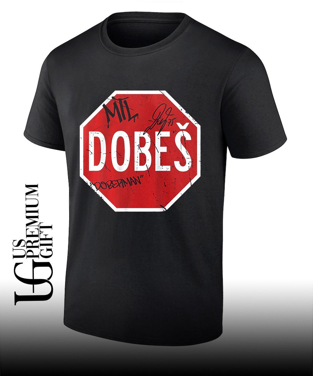 Jakub Dobes Montreal Canadiens NHL stop sign signature shirt
