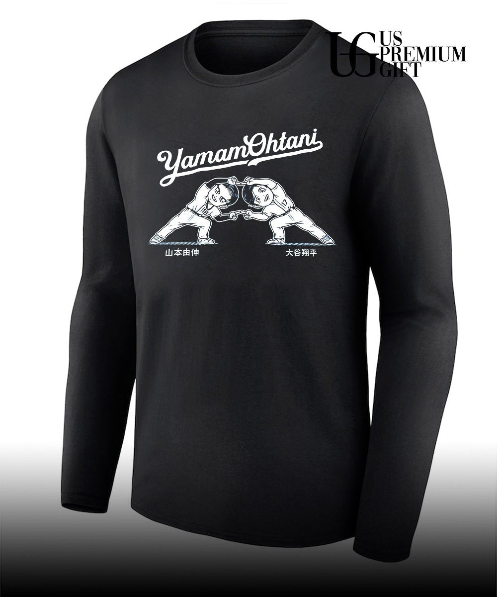 James Outman wearing Shohei Otani Yamamotani Fusion shirt