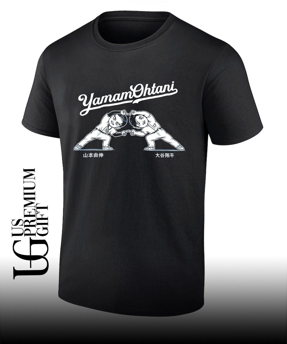 James Outman wearing Shohei Otani Yamamotani Fusion shirt