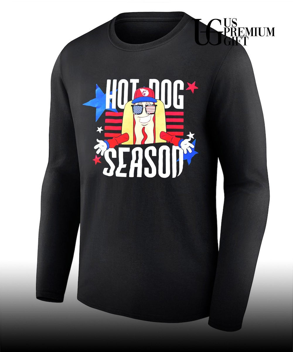 Jarrett Allen Cleveland Cavaliers NBA wearing Hot Dog Season shirt