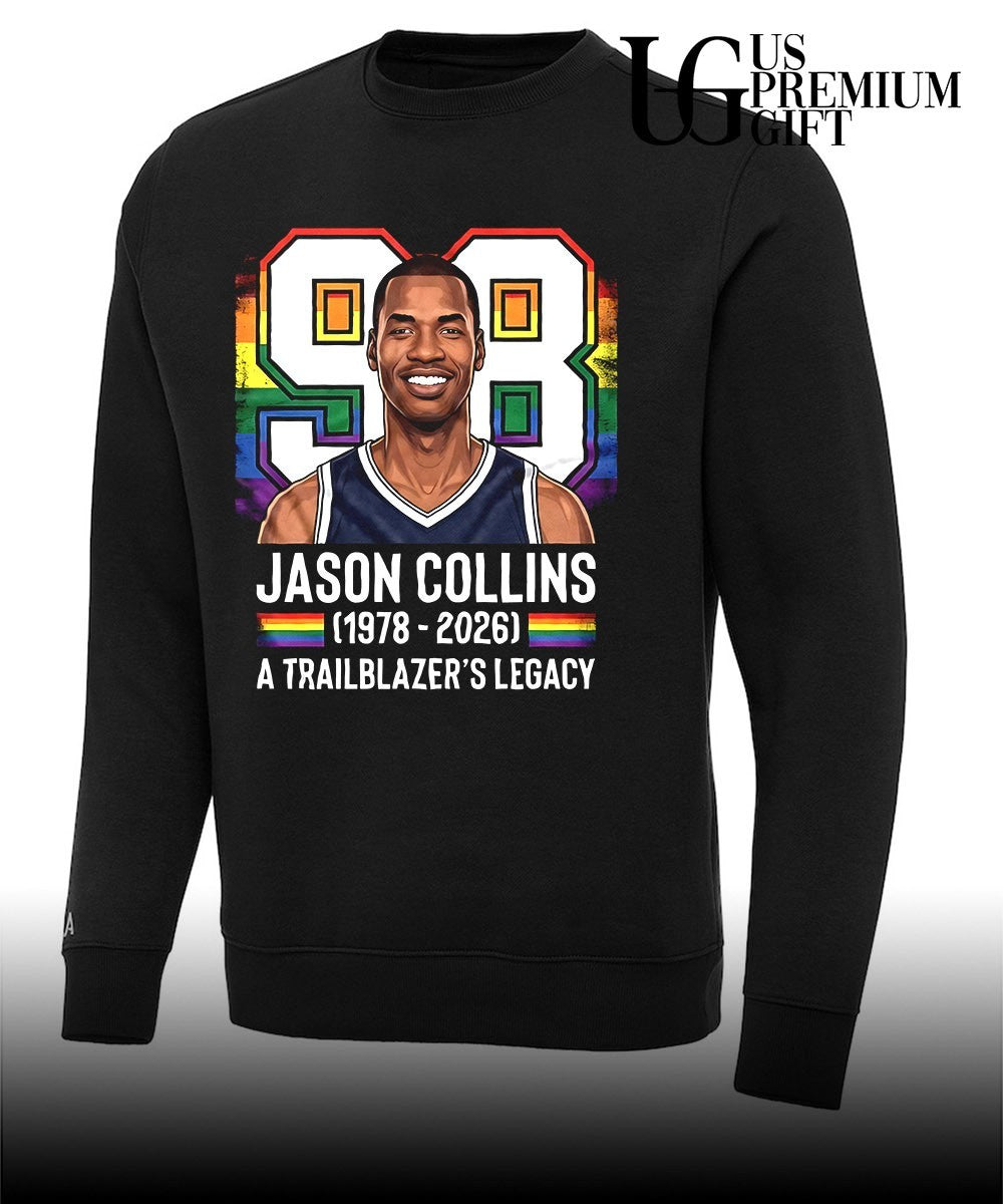 Jason Collins1978-2026 A Trailblazer’s Legacy First Openly Gay NBA Player shirt