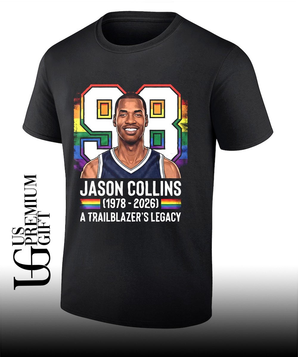 Jason Collins1978-2026 A Trailblazer’s Legacy First Openly Gay NBA Player shirt