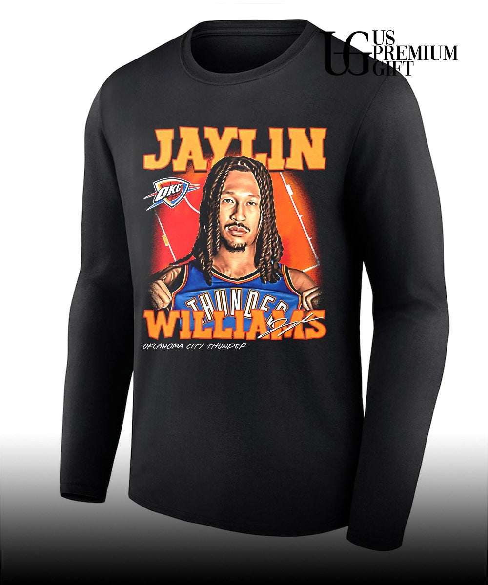 Jaylin Williams Oklahoma City Thunder NBA 2026 Playoffs signature shirt