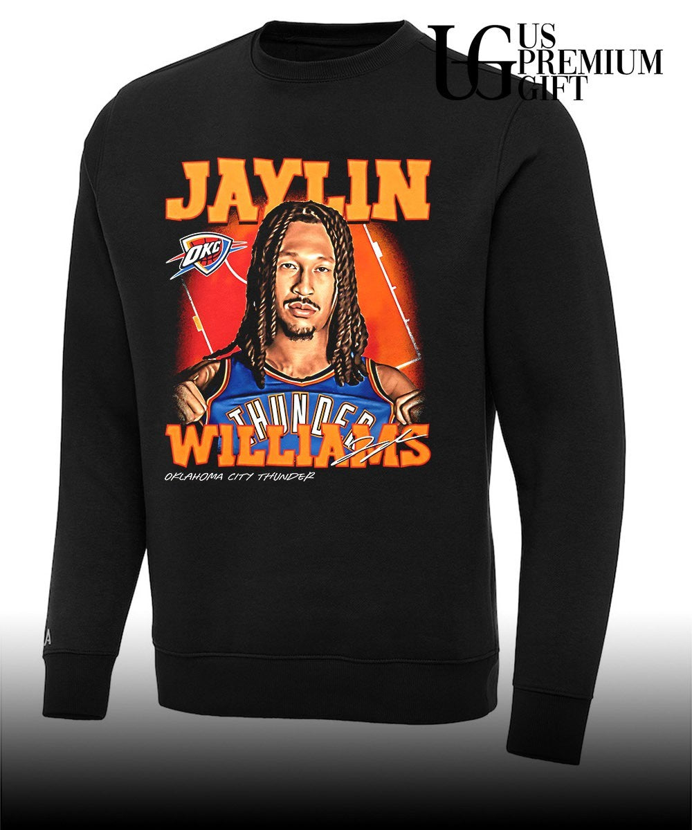 Jaylin Williams Oklahoma City Thunder NBA 2026 Playoffs signature shirt