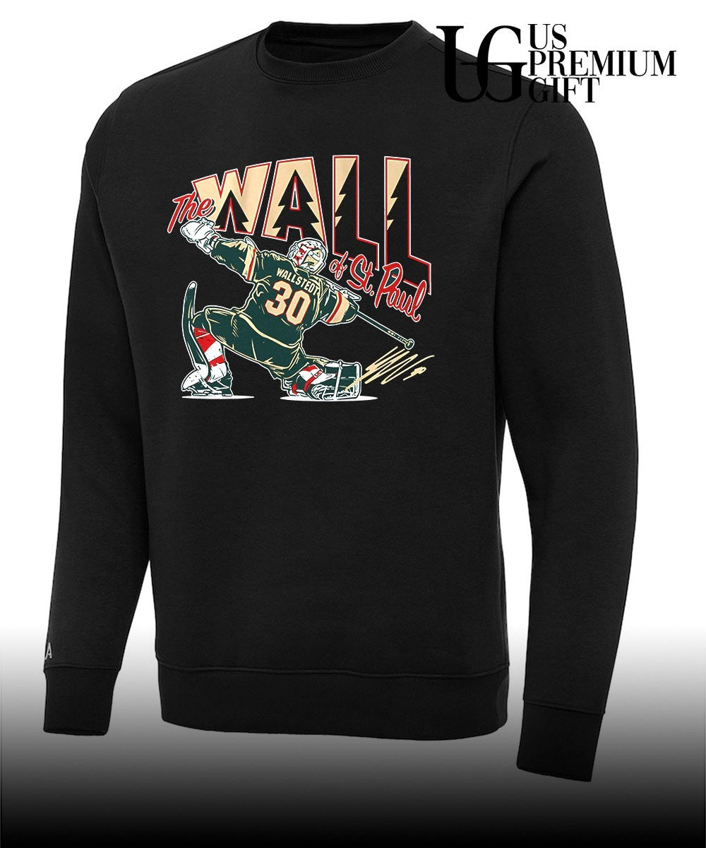 Jesper Wallstedt The Wall Of St. Paul Minnesota Wild Hockey signature shirt