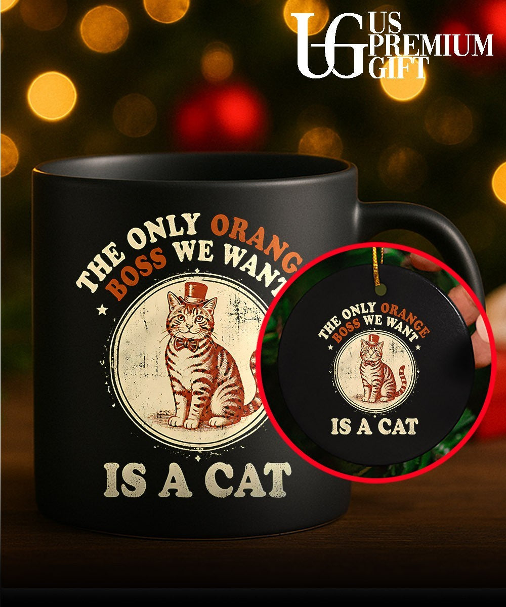 Jimmy Kimmel the only orange boss we want is a cat shirt