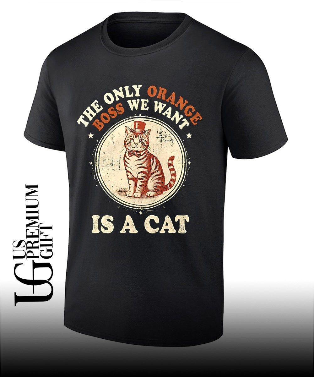 Jimmy Kimmel the only orange boss we want is a cat shirt
