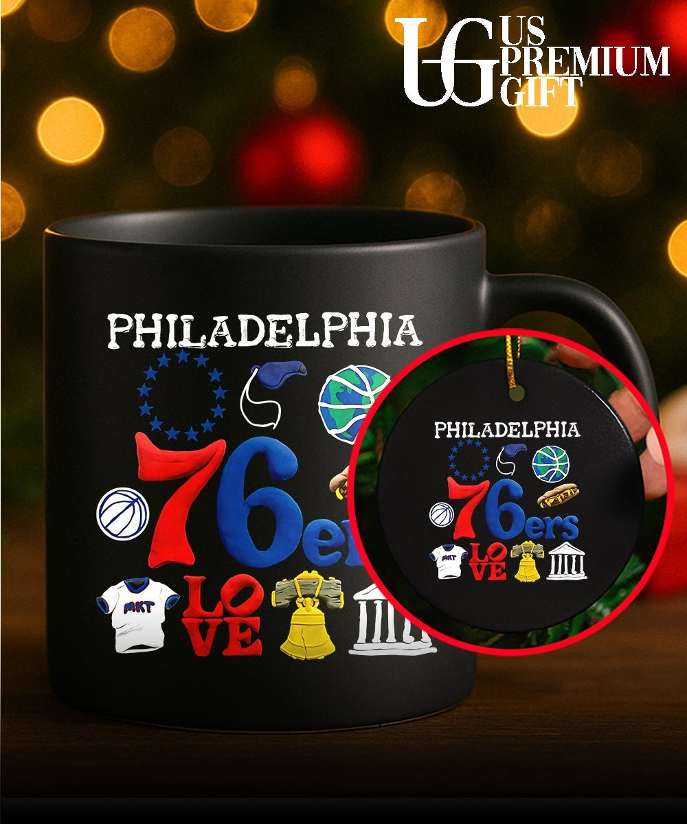 Joel Embiid wearing Philadelphia 76ers Claymation City shirt