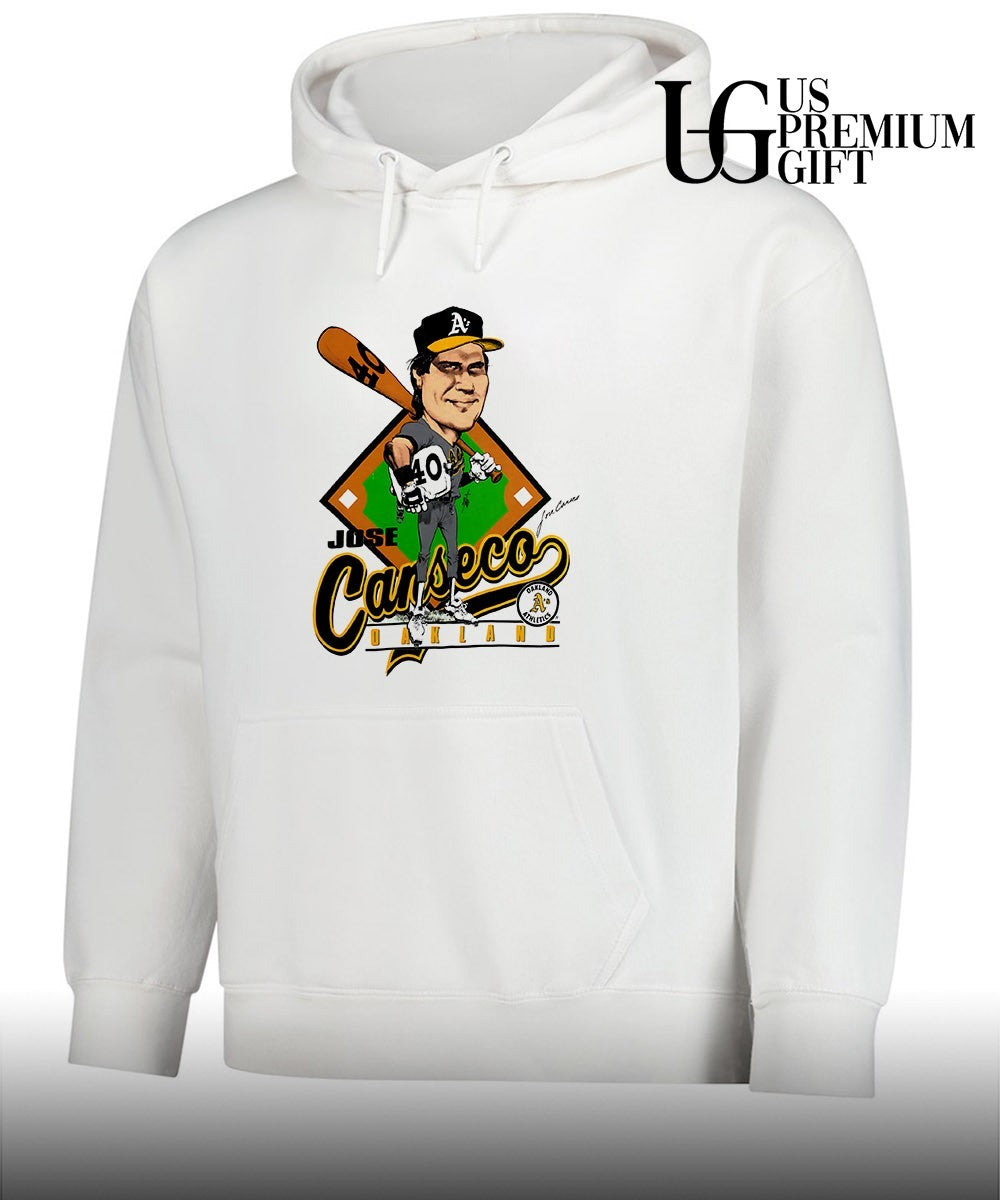 Jose Canseco Oakland Athletics caricature signature shirt