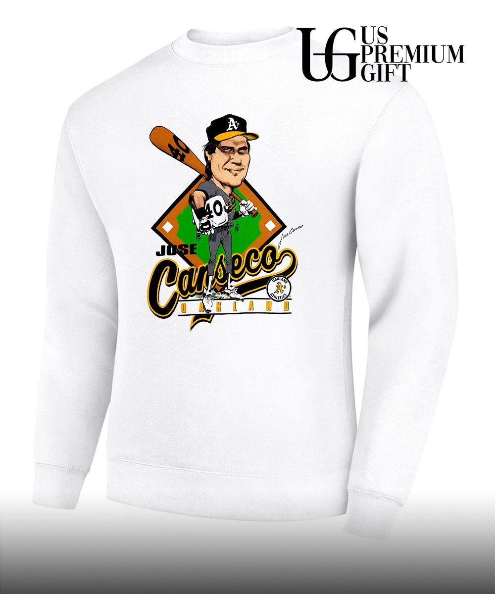 Jose Canseco Oakland Athletics caricature signature shirt