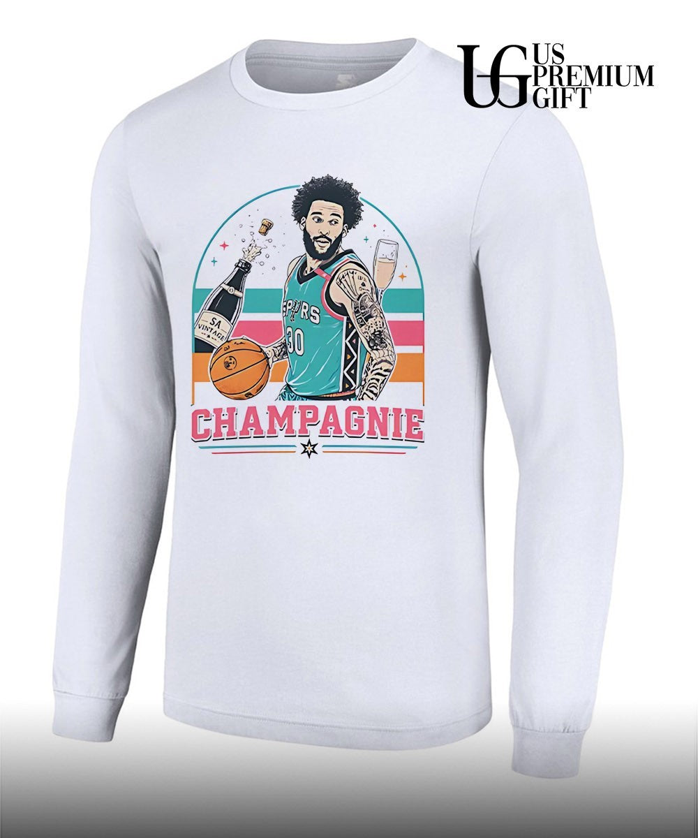 Julian Champagnie Funny Champagne T-shirt