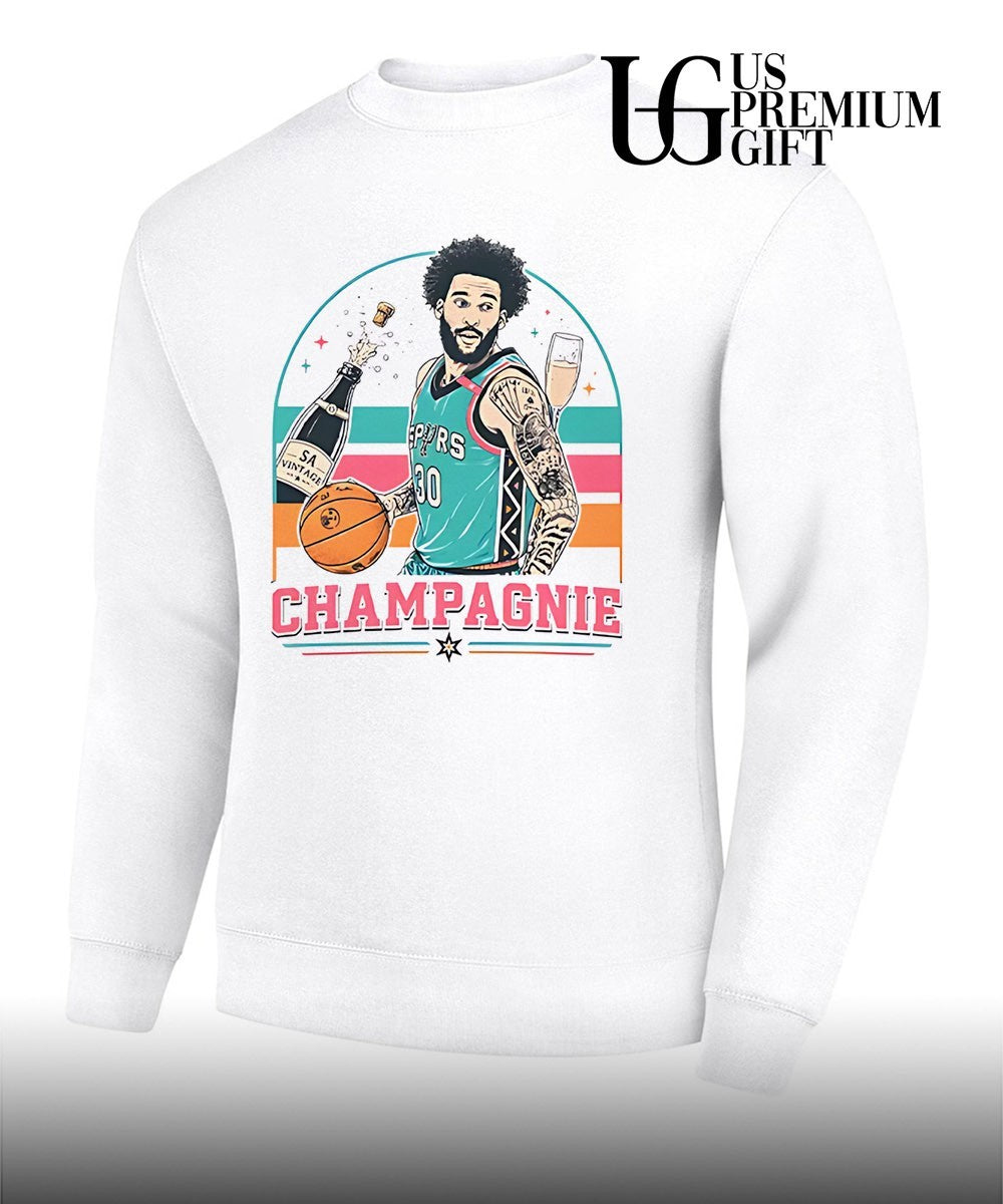 Julian Champagnie Funny Champagne T-shirt