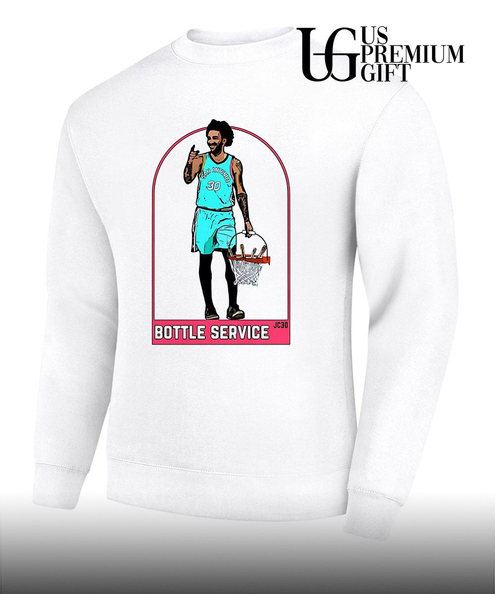 Julian Champagnie San Antonio Spurs NBA Bottle Service shirt
