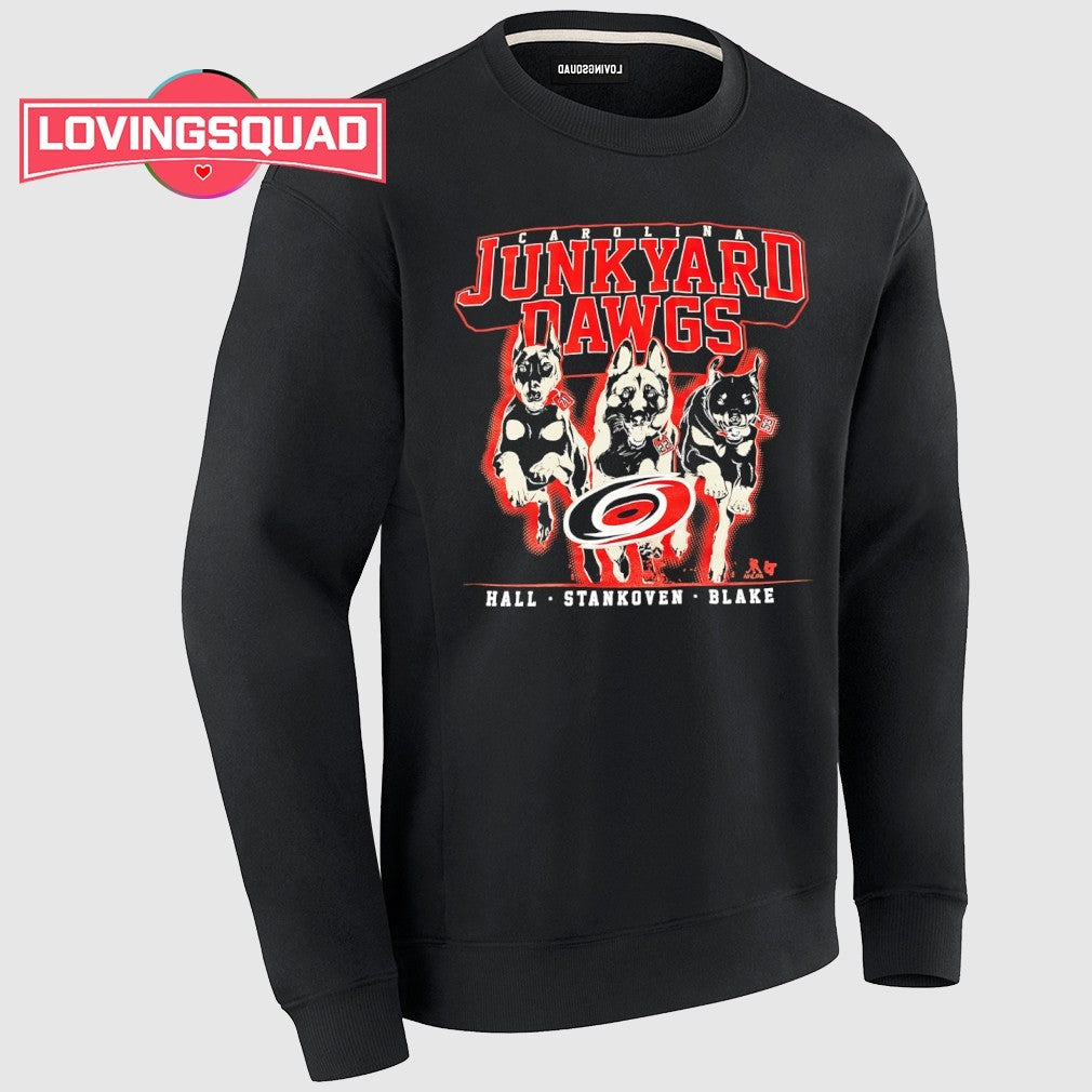 Junkyard Dawgs Carolina Hurricanes hall stankoven blake shirt