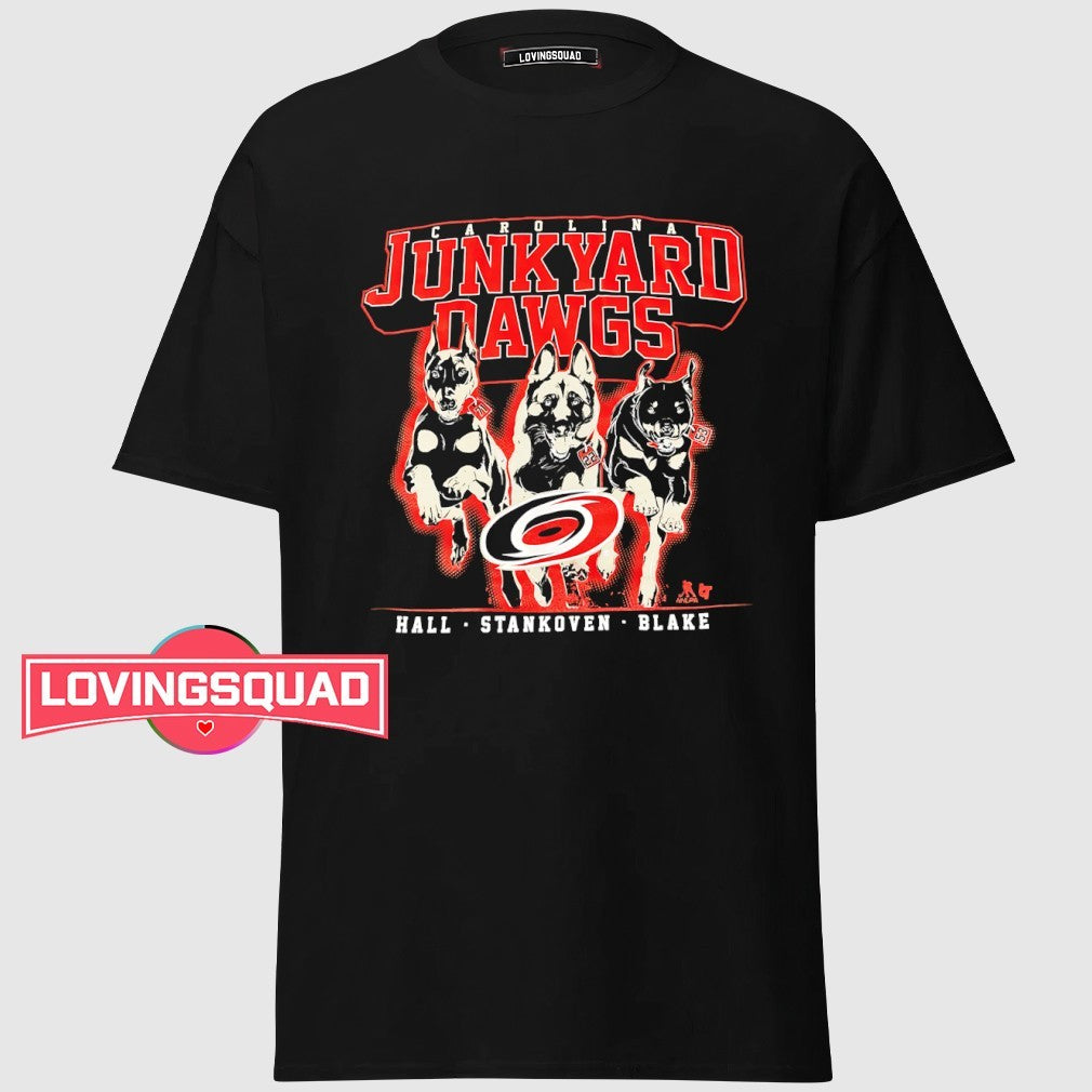 Junkyard Dawgs Carolina Hurricanes hall stankoven blake shirt