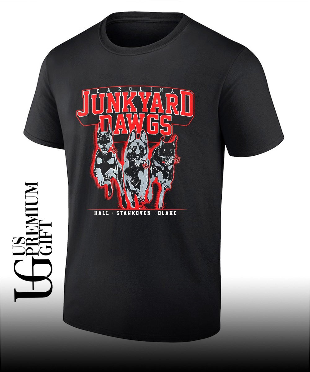 Junkyard Dawgs Dogs Logan Stankoven and Taylor Hall and Jackson Blake Carolina Hurricanes hockey shirt