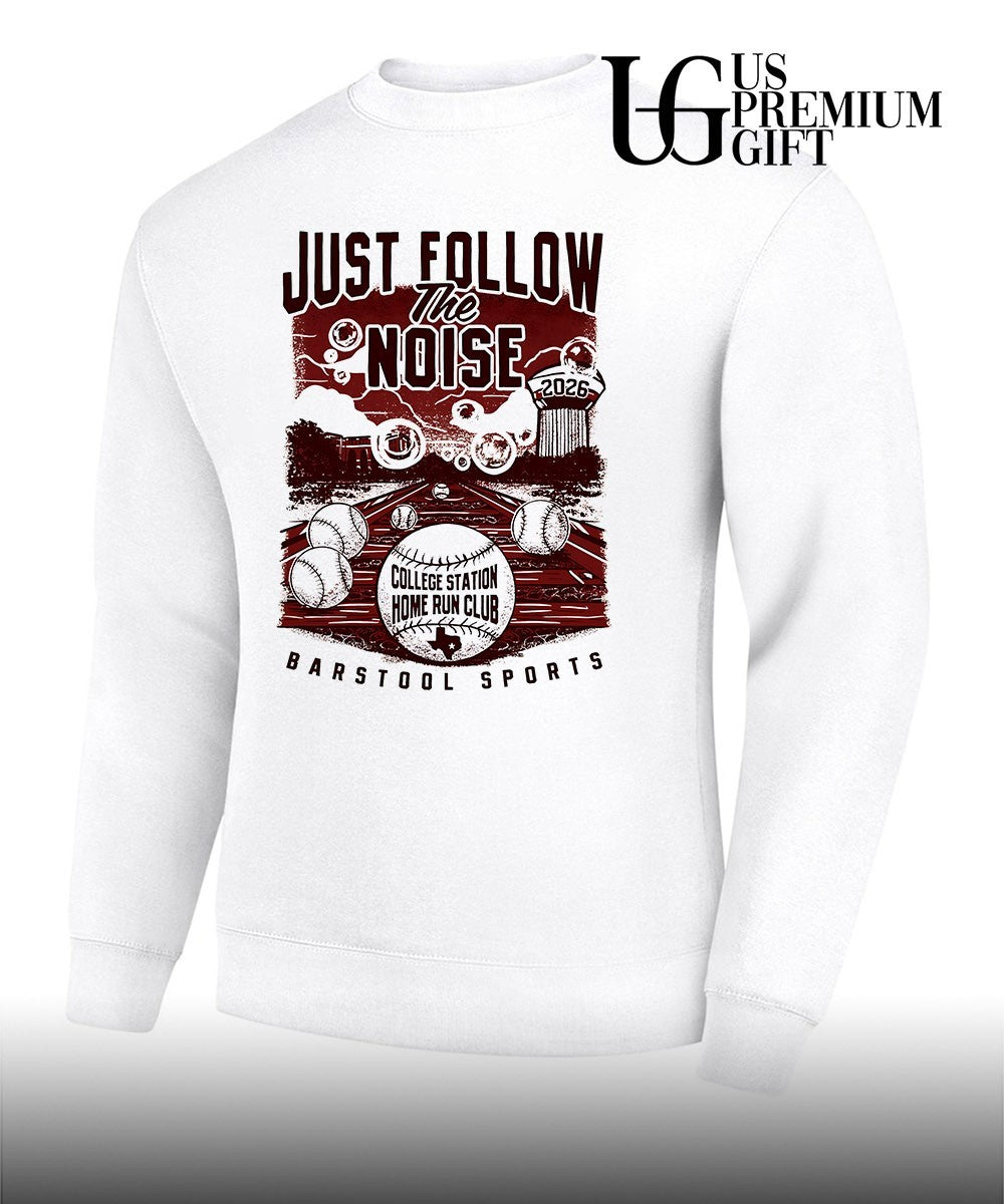 Just Follow The Noise 2026 College Station Home Run Club shirt