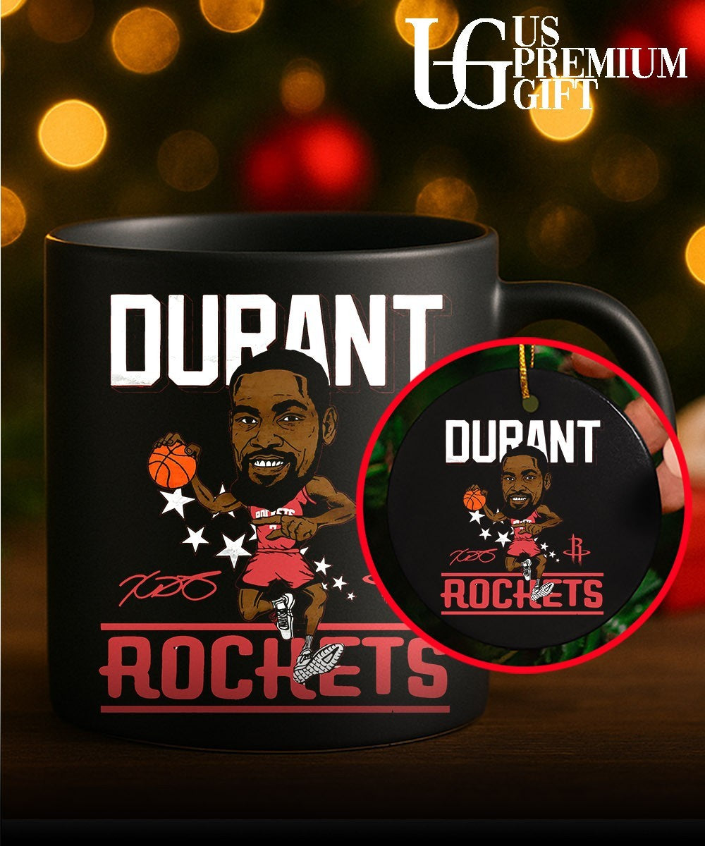 KD Kevin Durant Houston Rockets holding basketball 2026 NBA caricature shirt
