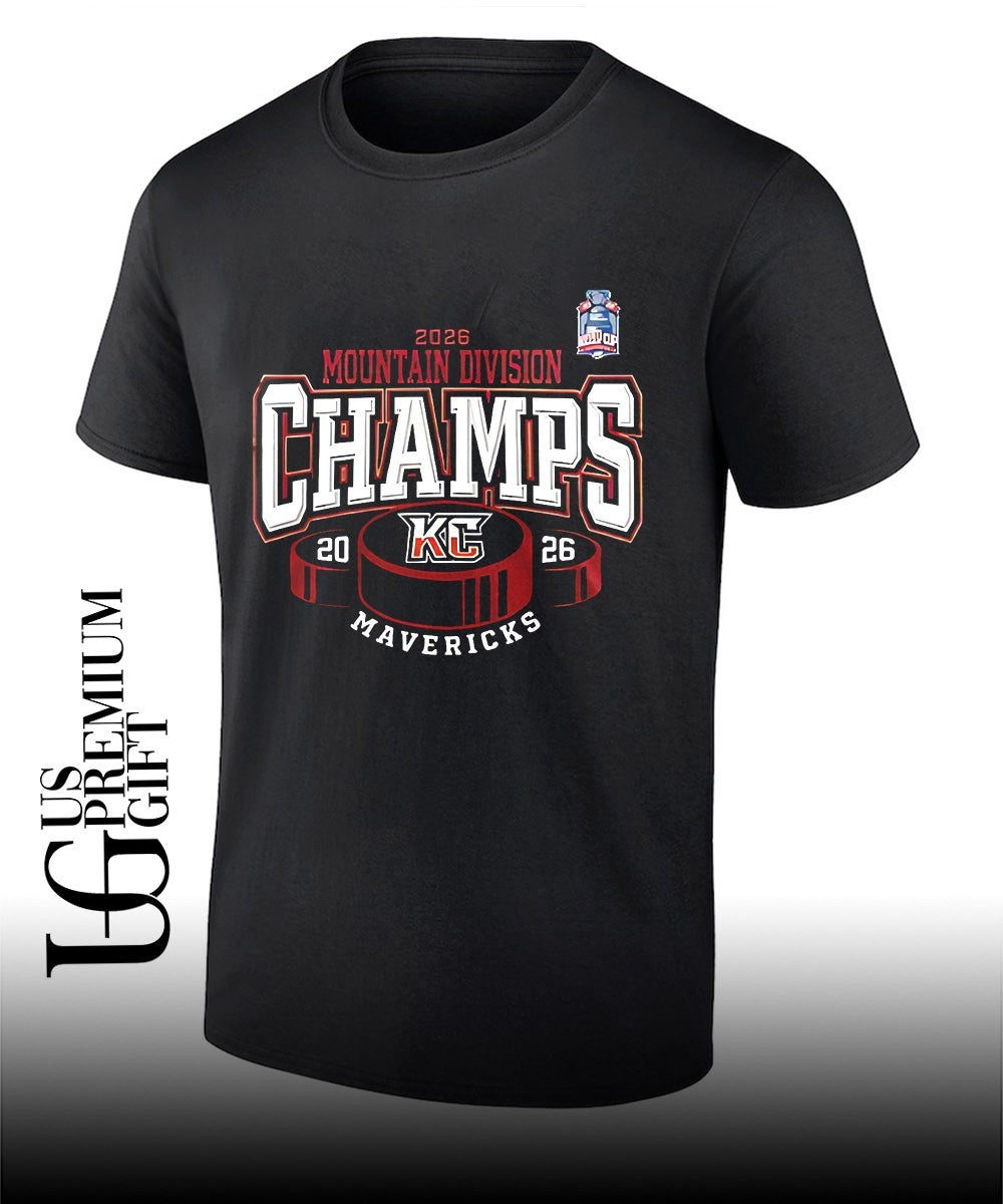 Kansas City Mavericks 2026 Mountain Division Champions shirt