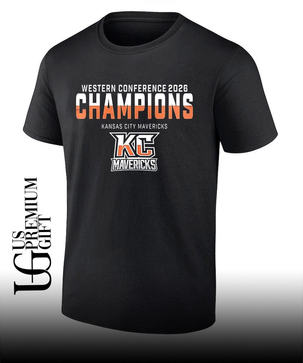 Kansas City Mavericks 2026 Western Conference Champions 2026 shirt