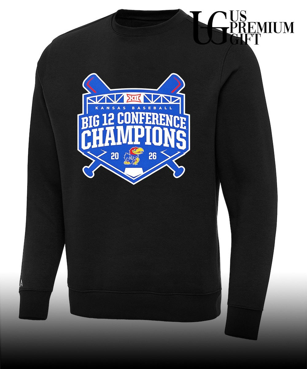 Kansas Jayhawks 2026 Big 12 Baseball Regular Season Champions logo shirt