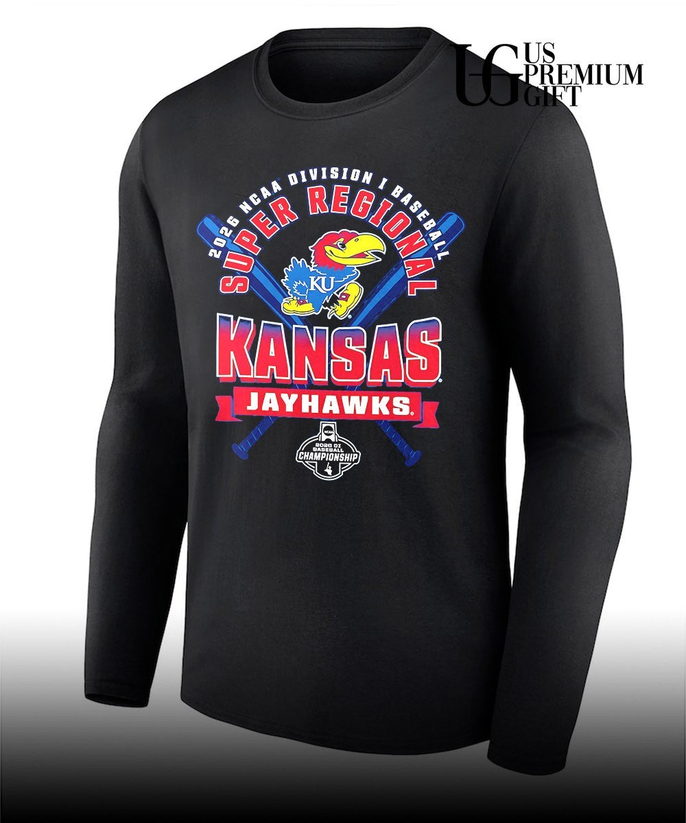 Kansas Jayhawks 2026 NCAA Division I Baseball Super Regional Championship shirt