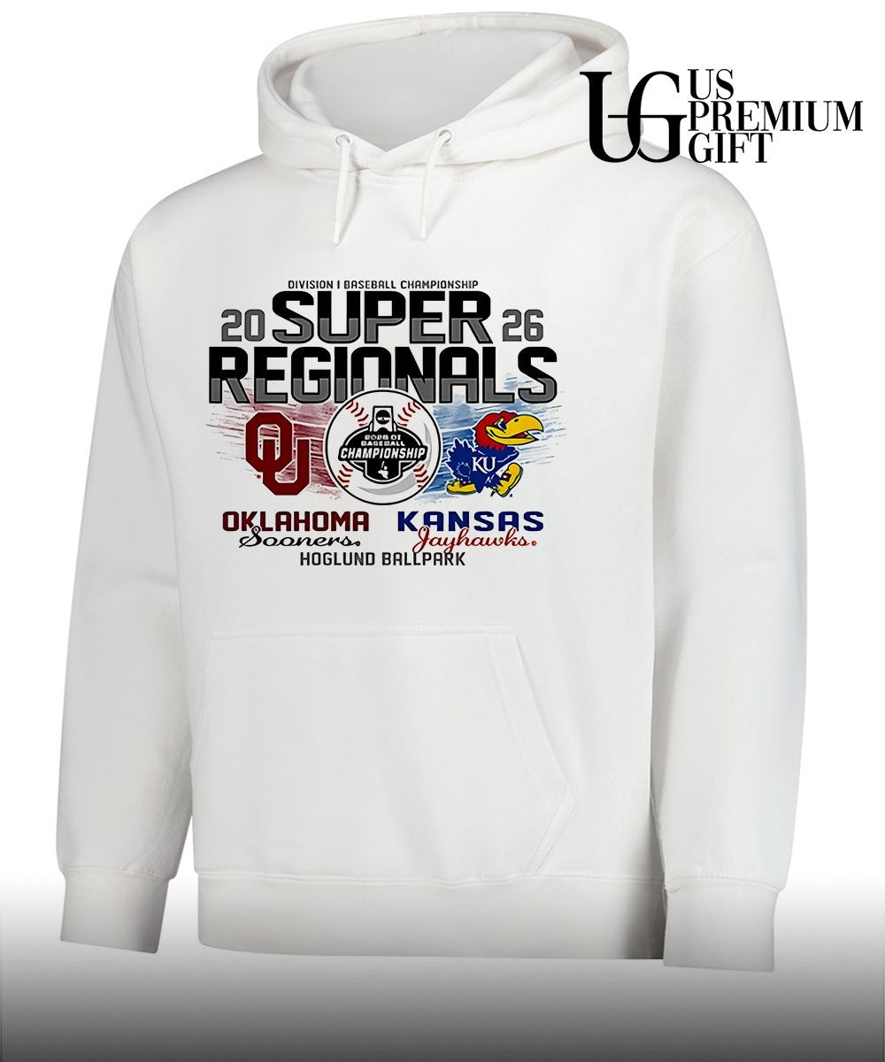 Kansas Jayhawks vs Oklahoma Sooners 2026 NCAA Division I Baseball Championship Super Regional shirt